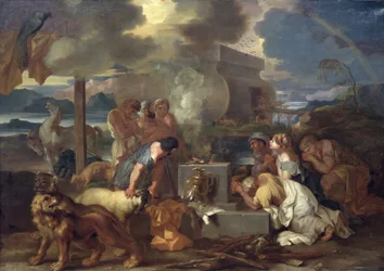 Le Sacrifice de Noé, c.1640
